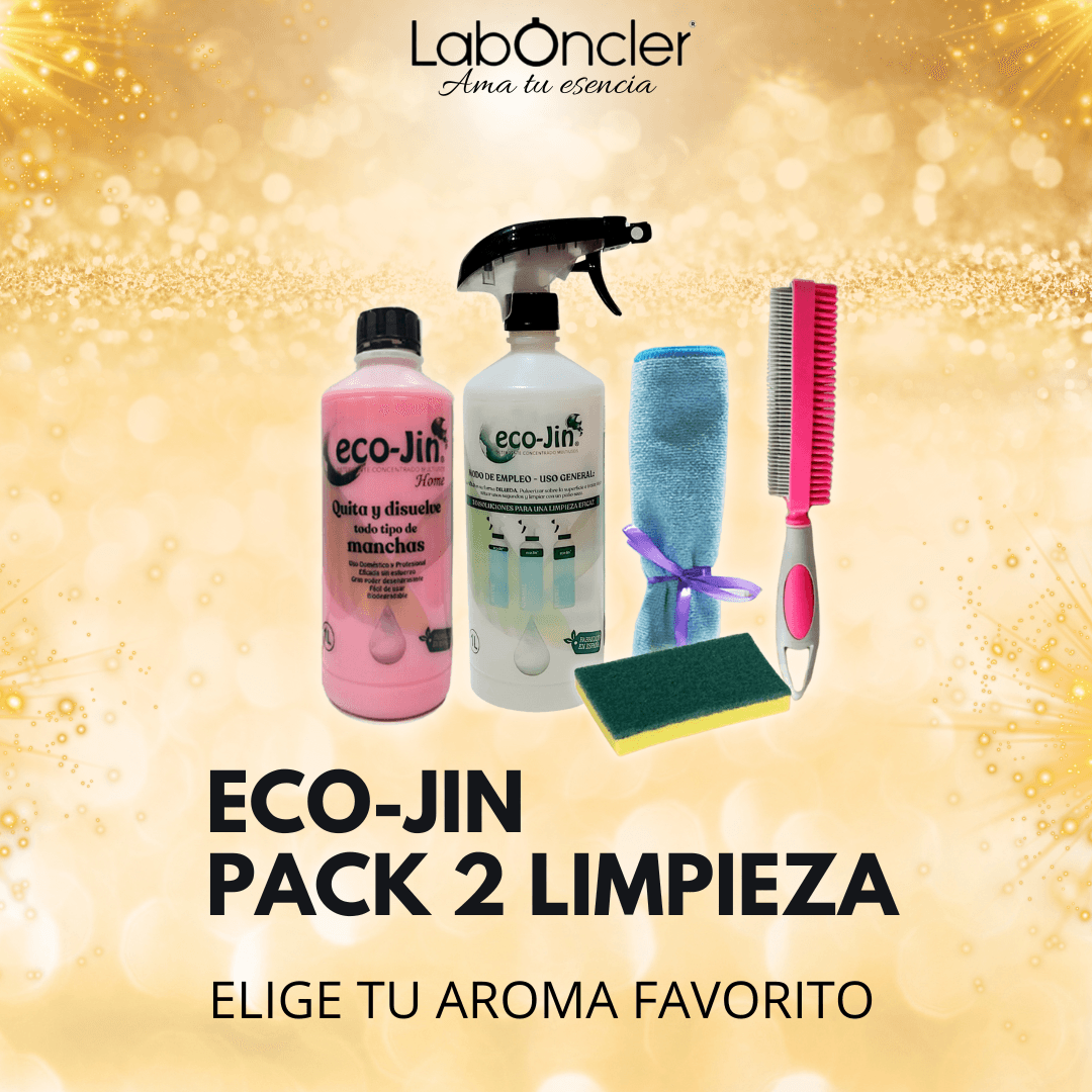 Pack limpieza 2 Eco-Jin con accesorios de limpieza