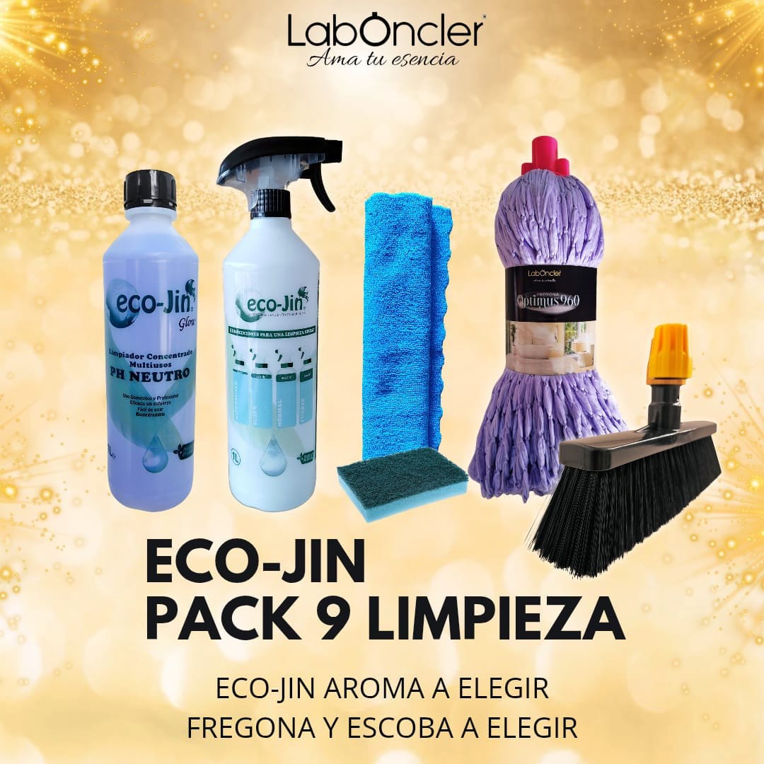 Pack limpieza 9 Eco-Jin set premium completo Laboncler