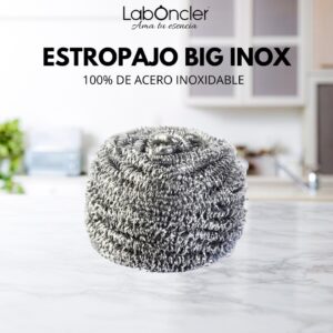 Estropajo Big Inox acero inoxidable 42g para grasa incrustada