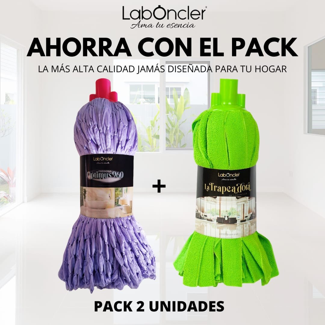 Pack Doble Trapeadora + Optimus