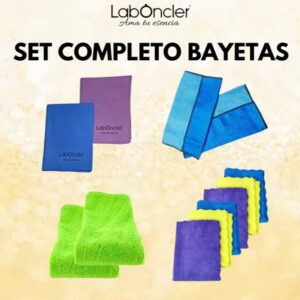Set Mixto 12 Bayetas PVA + Microfibra